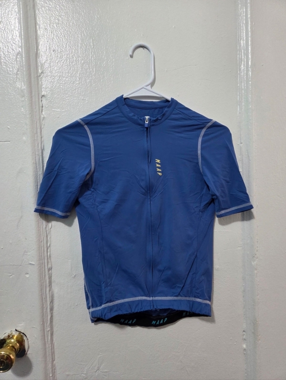 MAAP Blue Short Sleeve Cycling Jersey
